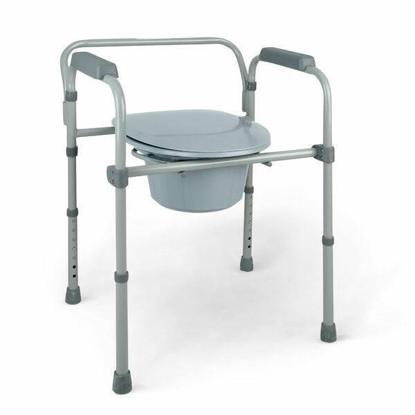 Silla de baño Portátil| Plegable 3 en 1 |Blunding | Regulable En Altura