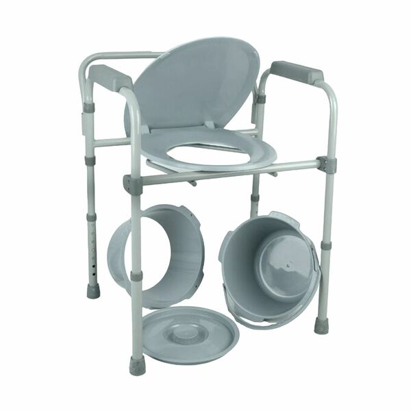 Silla de baño Portátil| Plegable 3 en 1 |Blunding | Regulable En Altura