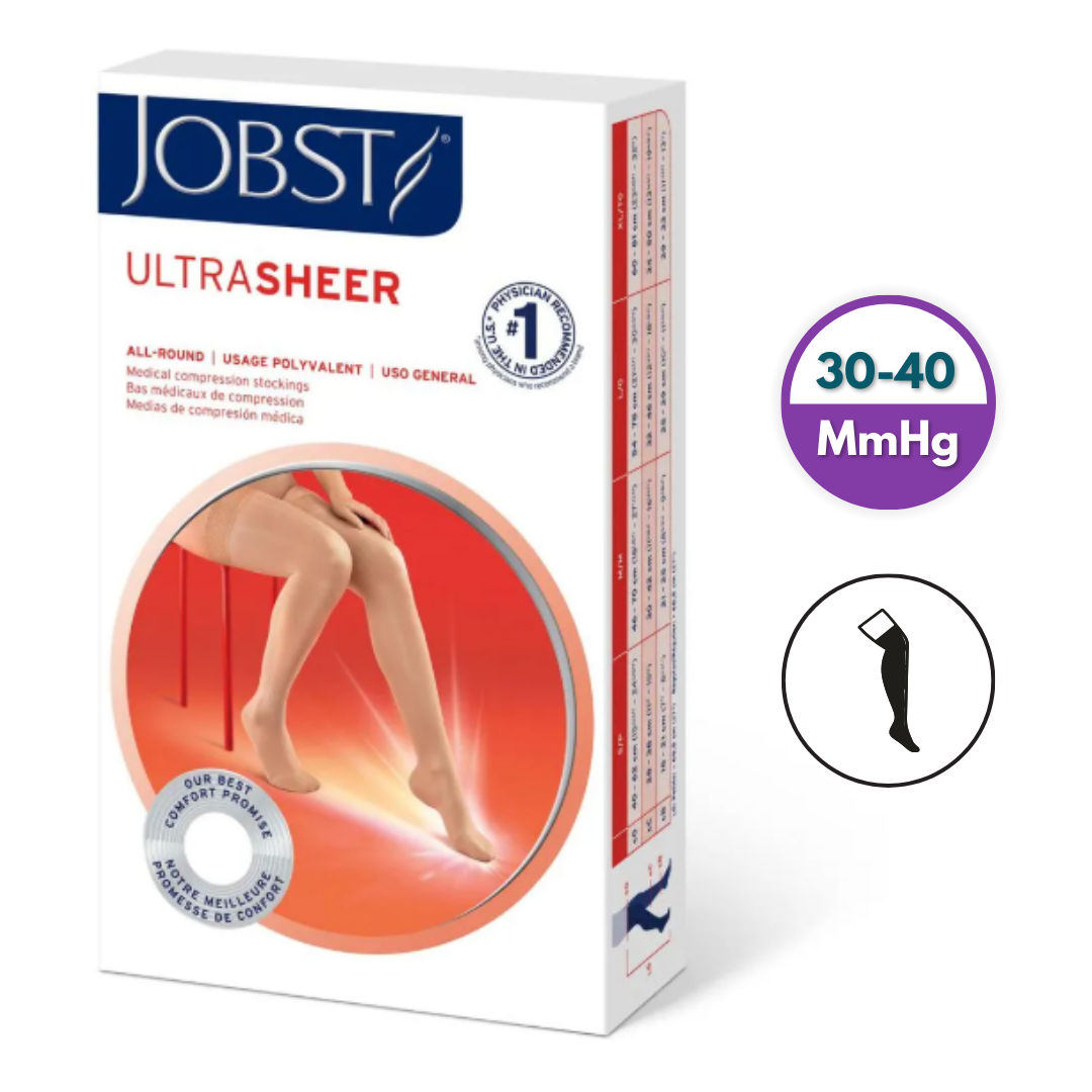 Jobst Ultrasheer |   30-40 mmHg | Muslo | Media de Compresión |