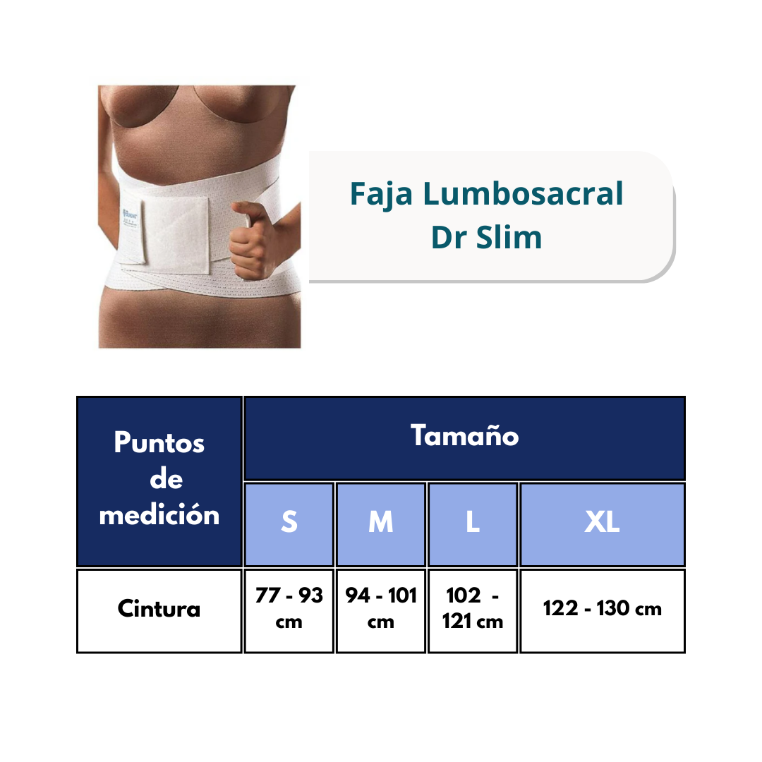 Faja Lumbosacral | Dr. Slim