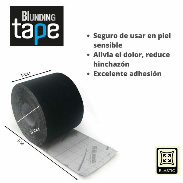 Tape | 5cm x 5 mts | Blunding | Venda Elástica