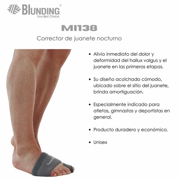 Corrector de Juanete Nocturno | Blunding | Hallux Valgus