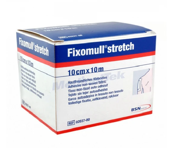 Fixomull Stretch | 10 cm x 10 m Gasa Adhesiva Elástica |  | BSN MEDICAL
