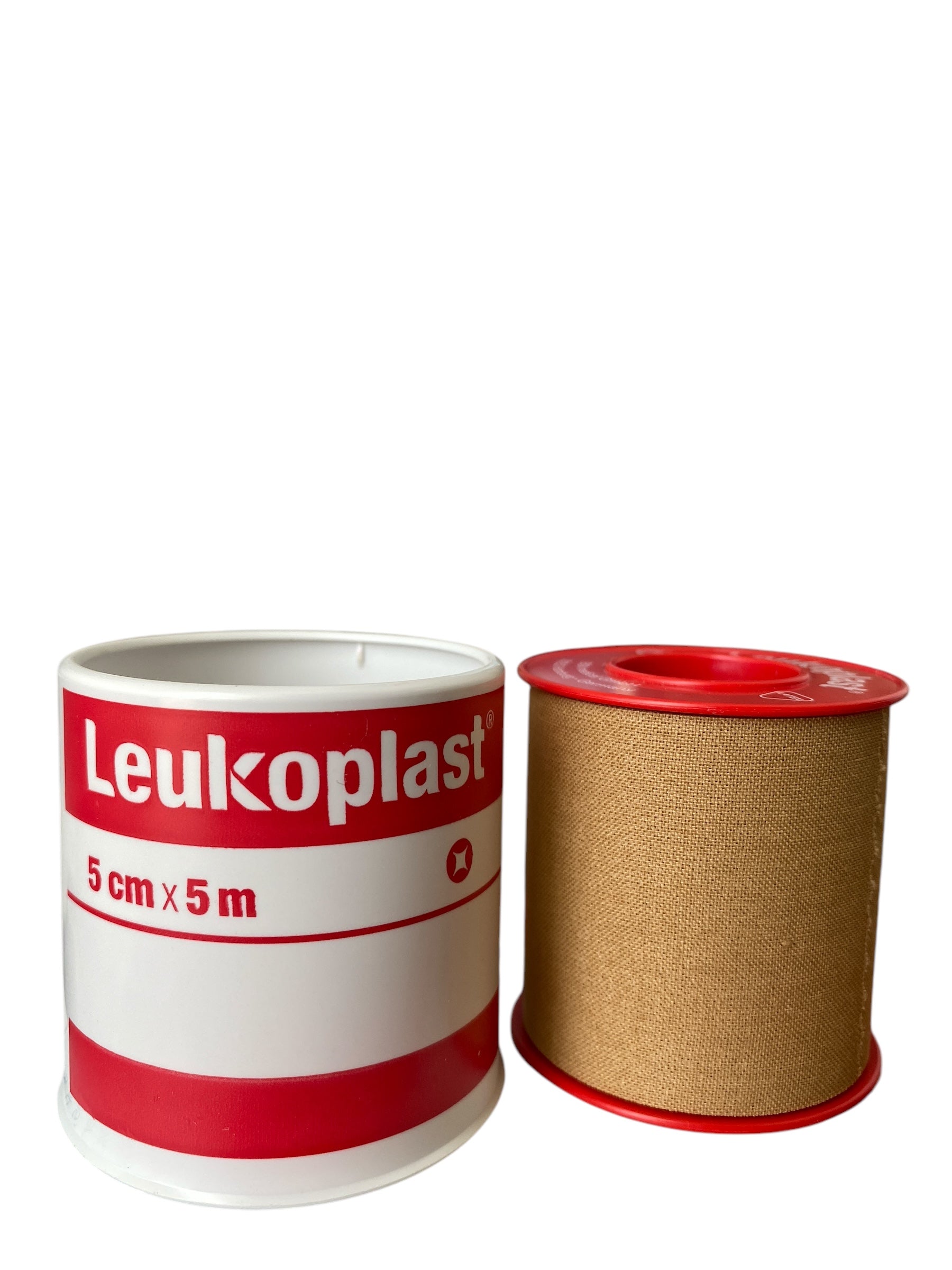 Leukoplast | Beige Rojo | 5cm x 5M | Cinta Adhesiva