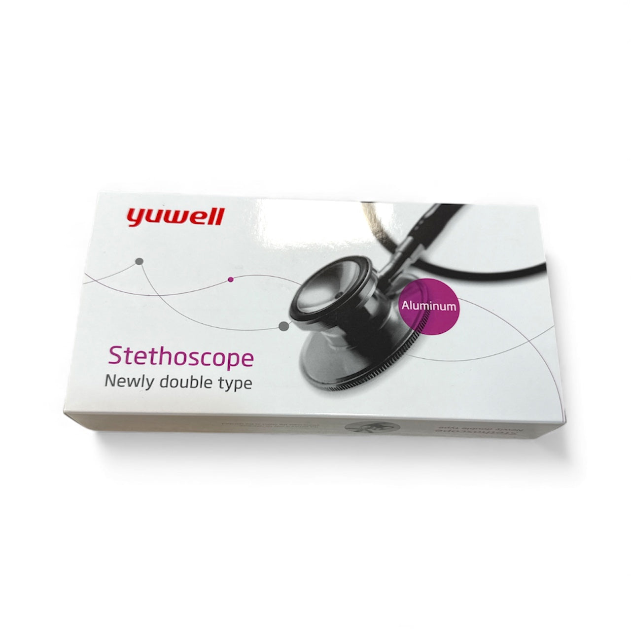 Fonendoscopio Campana Doble Yuwell | Color Negro | Nitidez, Precisión y Confianza en tus Manos