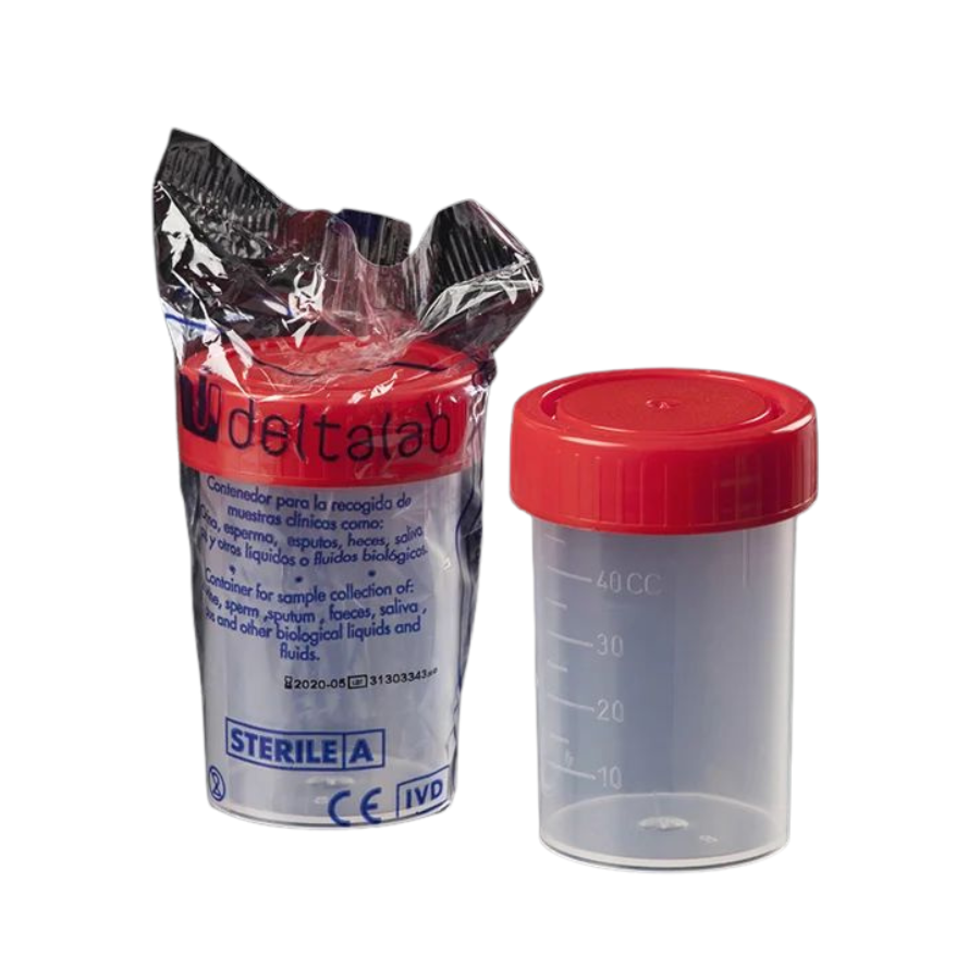 Muestra de Orina | Frasco Estéril | 60 ml / 120 ml