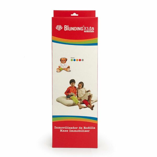 Inmovilizador de Rodilla Infantil | Edad 8-10 Años | Blunding Kid |  Rojo
