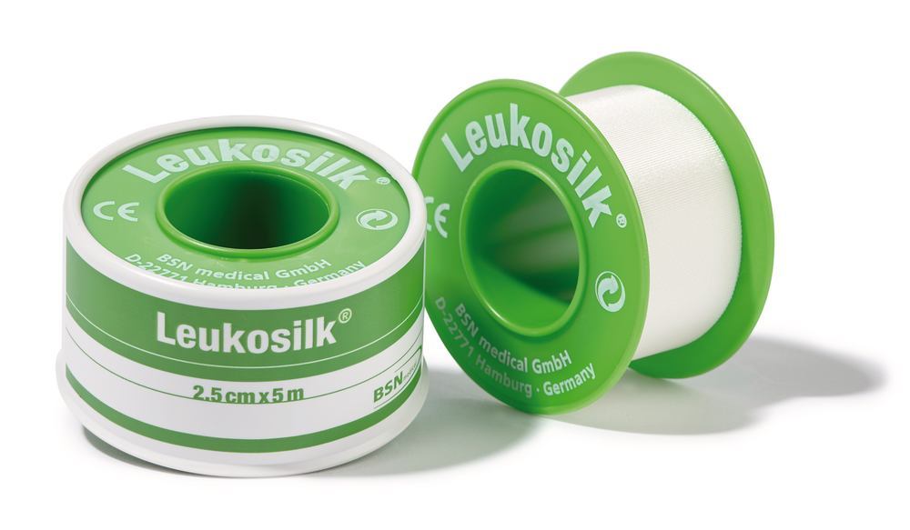 Leukosilk | Cinta De Seda | 2.5 cm x 9.2 M | Piel Sensible