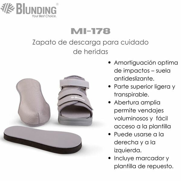 Zapato Botín De Descarga | Cuidado de heridas | Blunding | Talla S
