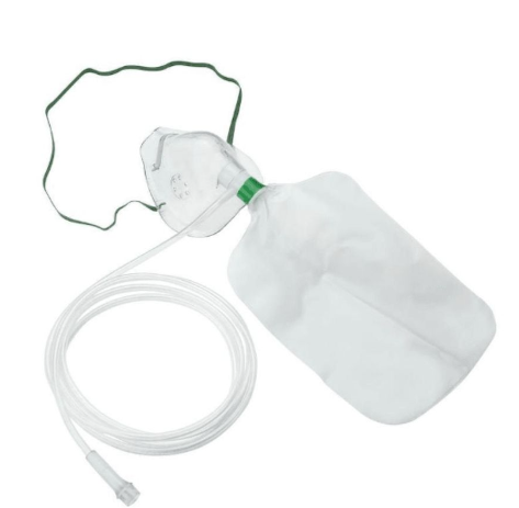 Mascarilla de Alto Flujo con reservorio Pediátrica