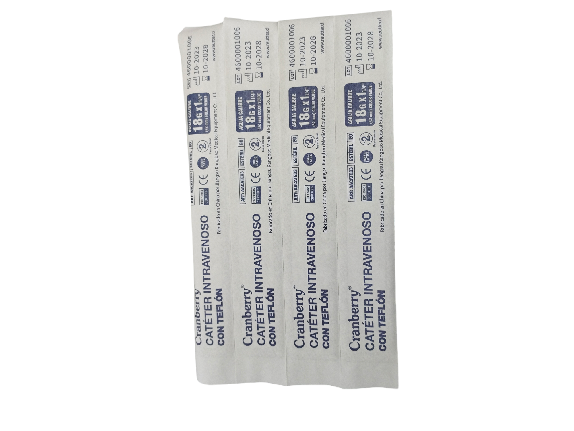 Catéter o Branula Intravenosa con teflón|  18G X 1 1/4