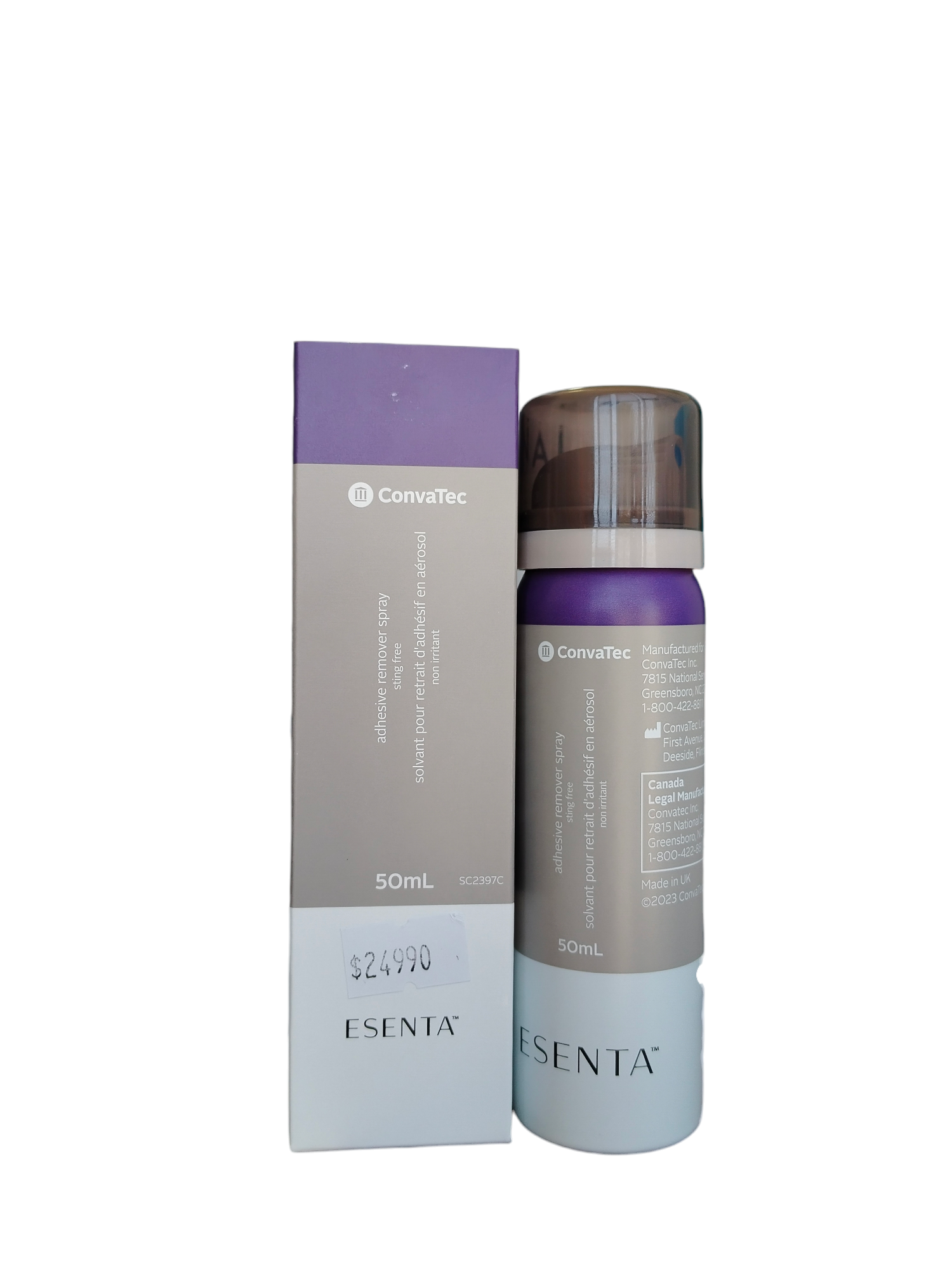 ESENTA Removedor de Adhesivo en Spray | 50 ml | ConvaTec