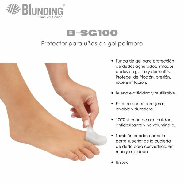 Protector para uñas | Gel polímero | Blunding