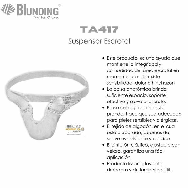 Suspensor Escrotal | Testicular | Blunding