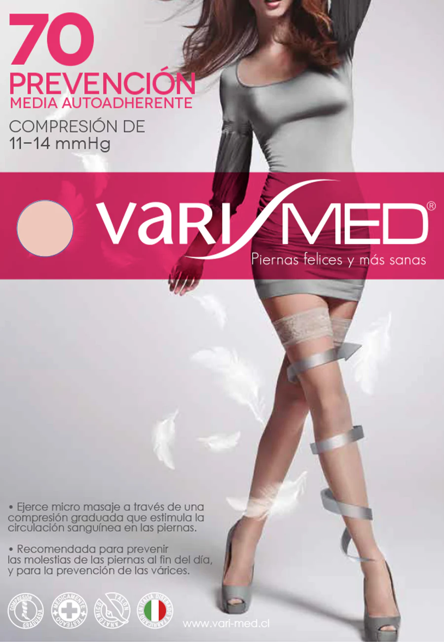 Media Varimed 70 | Hasta el Muslo | Compresión 11-14 mmhg