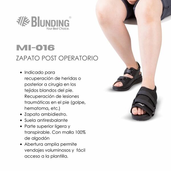 Zapato Post Operatorio | Blunding