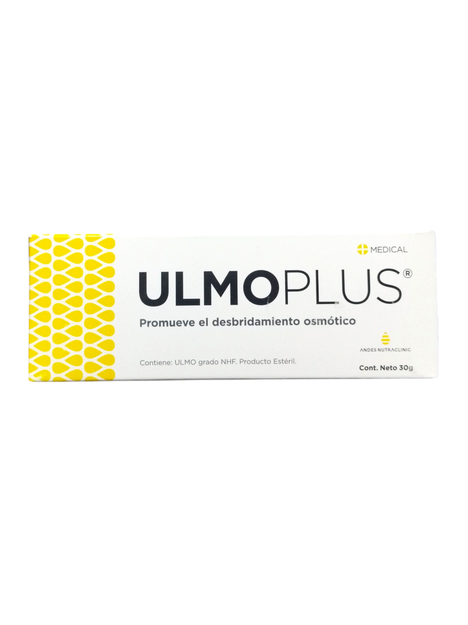 Ulmo Plus Medical NHF | Miel De Ulmo Grado Médico + Gasas Estériles | 30 g